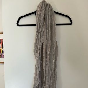 Gray BP infinity scarf